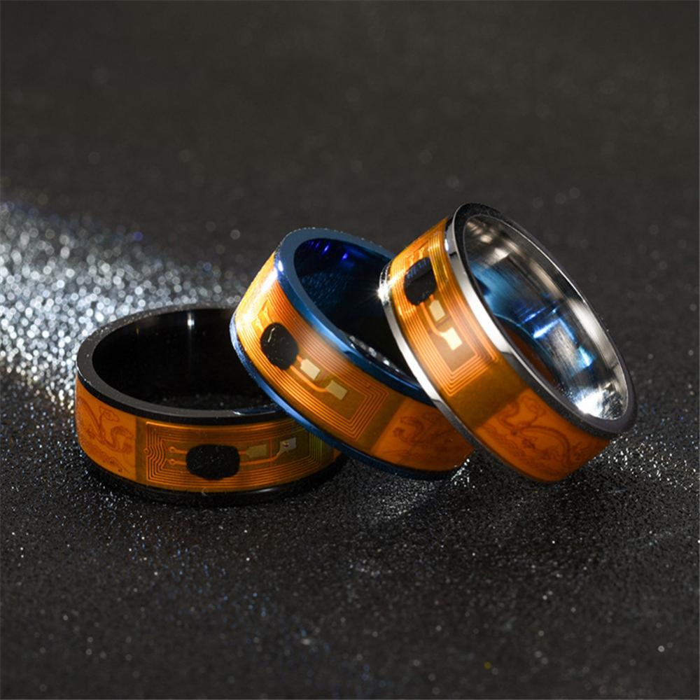 Mens Couple Rings NFC Stainles - Smart Ring Nfc Pay 评论和价格