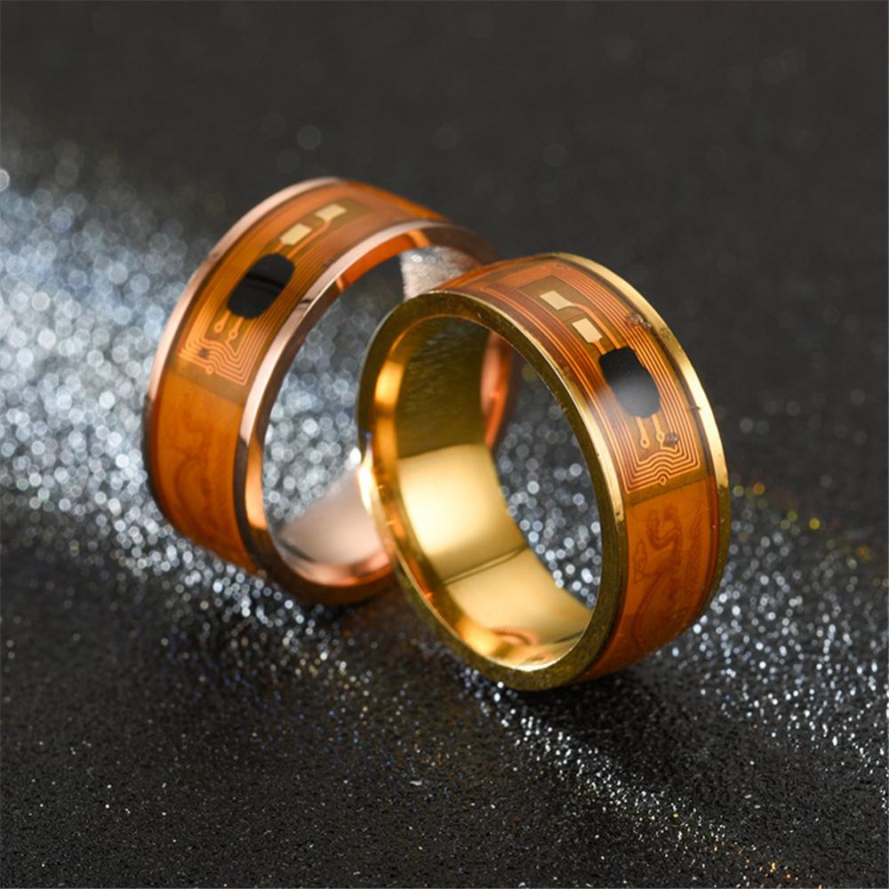 Mens Couple Rings NFC Stainles - Smart Ring Nfc Pay 评论和价格