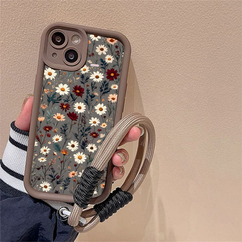Flower Chain Lanyard Case For  - Vivo Y28 评论和价格