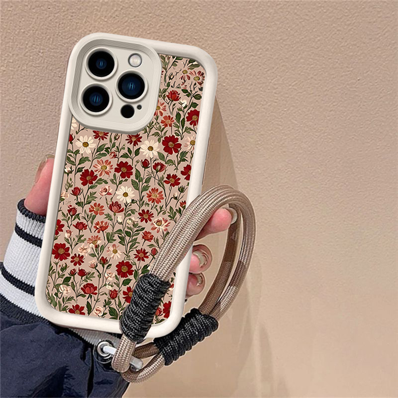 Flower Chain Lanyard Case For  - Vivo Y28 评论和价格