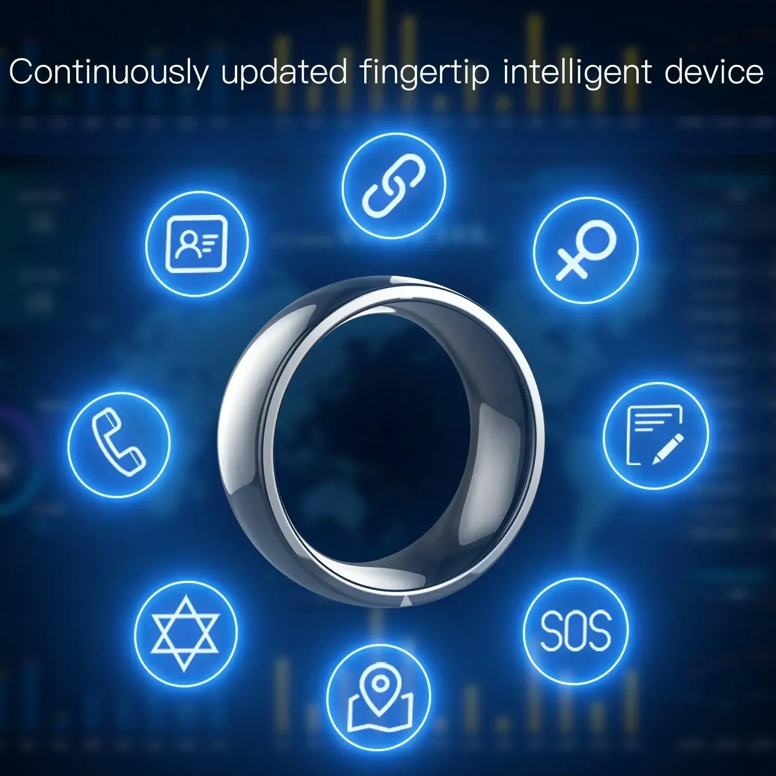 New Jakcom R4 Smart Ring Stain - Smart Ring Nfc Pay 评论和价格